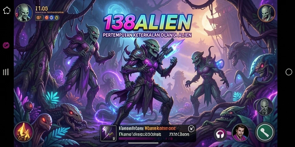 Gameplay seru 138ALIEN dalam pertempuran Battle Royale.