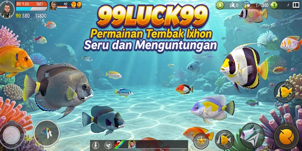 Tampilan gameplay Tembak Ikan 99LUCK99 yang seru dan menghibur.