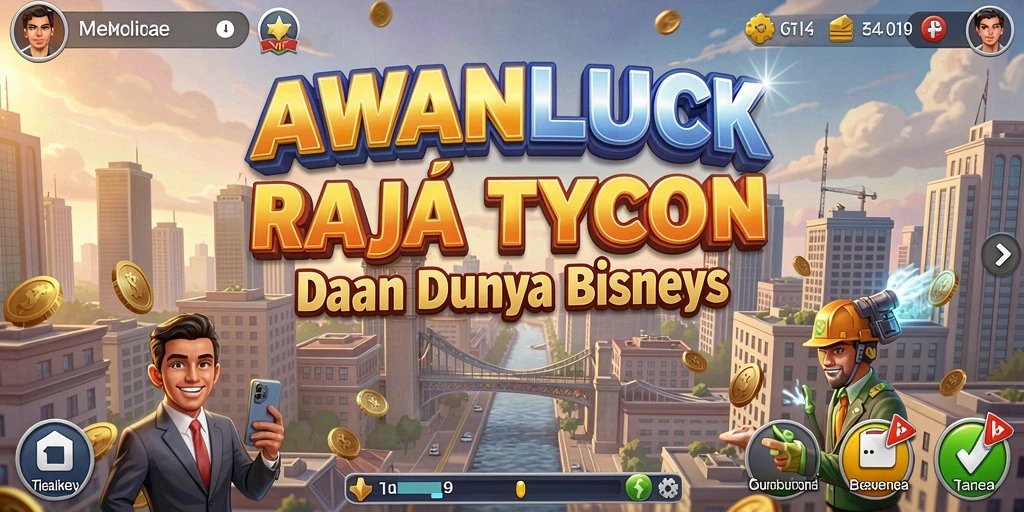 Gameplay menarik AWANLUCK dalam dunia Tycoon.