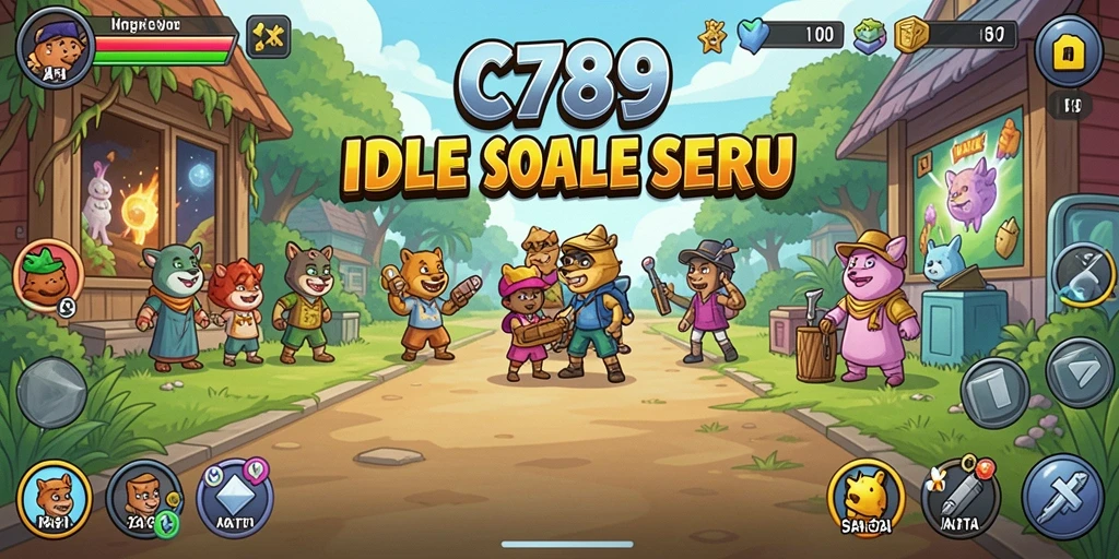 Screenshot C789 yang menampilkan gameplay santai dan menghibur.