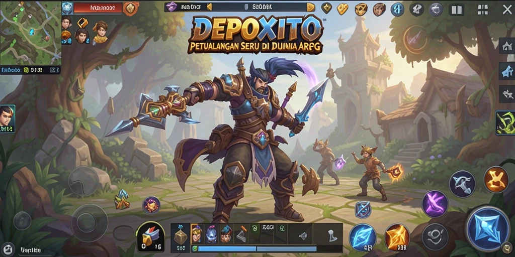 Tangkapan layar gameplay DEPOXITO dengan aksi ARPG mendebarkan.