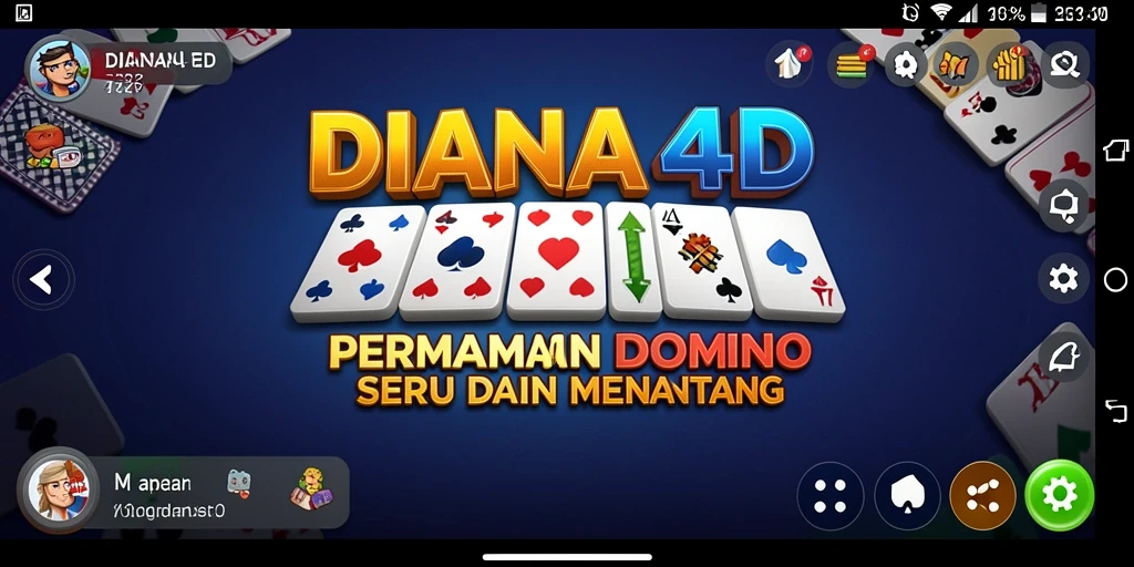 Tampilan gameplay seru dalam DIANA4D dengan teman-teman.
