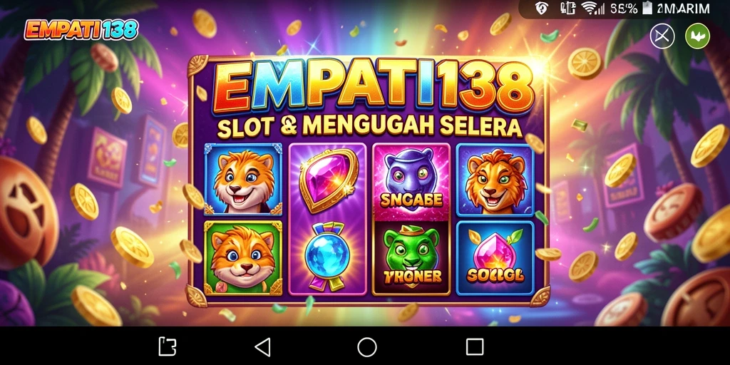 Tampilan menarik dari gameplay Slot EMPATI138 yang penuh dengan warna.