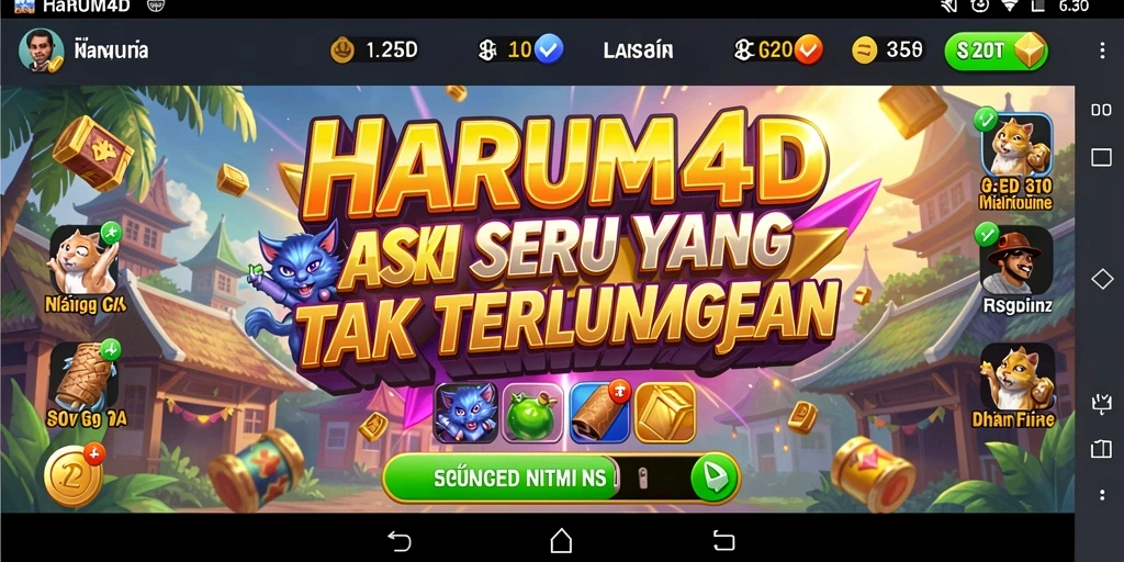 Screenshot gameplay HARUM4D yang intens dan mendebarkan.