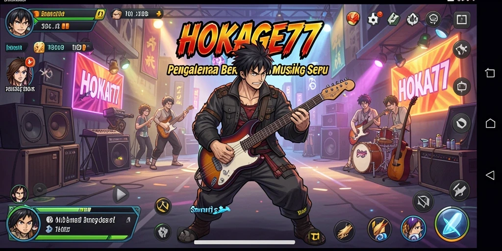 Screenshot HOKAGE77 menampilkan gameplay menarik dengan efek visual yang dinamis.