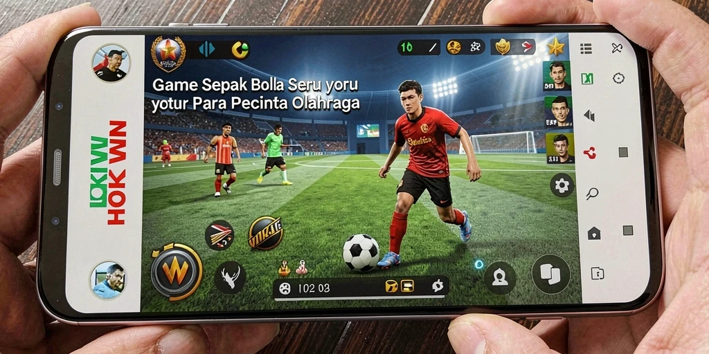 Tampilan gameplay menegangkan dalam HOKIWIN yang mendebarkan.