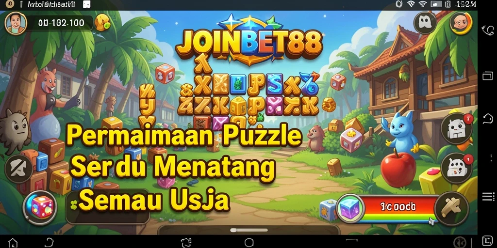 Screenshot gameplay <strong>JOINBET88</strong> menampilkan tantangan Puzzle yang menarik.
