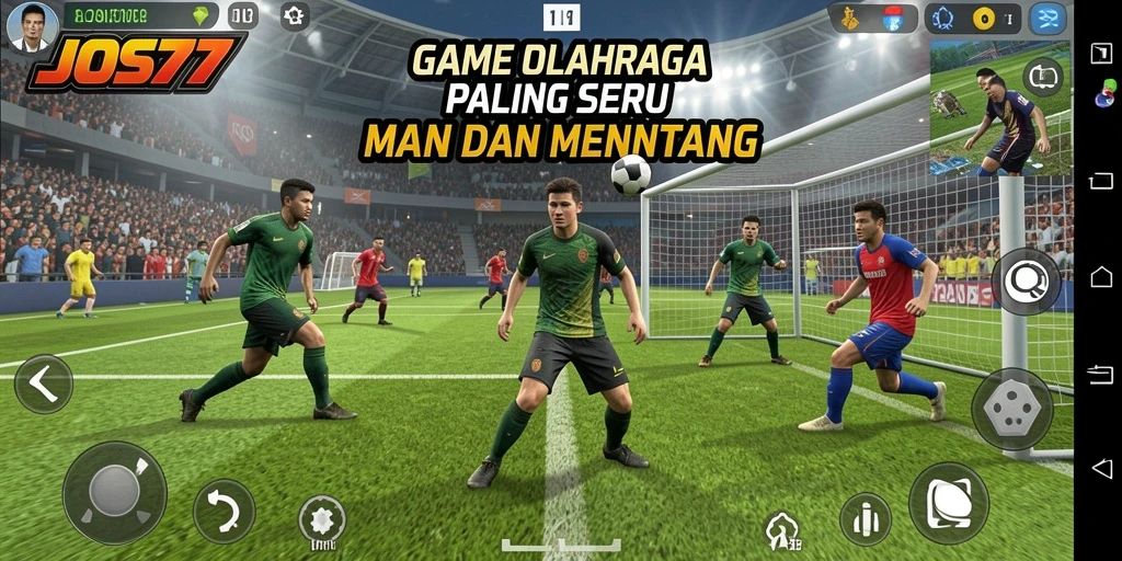 Tampilan seru dari gameplay JOS77 saat bertanding.