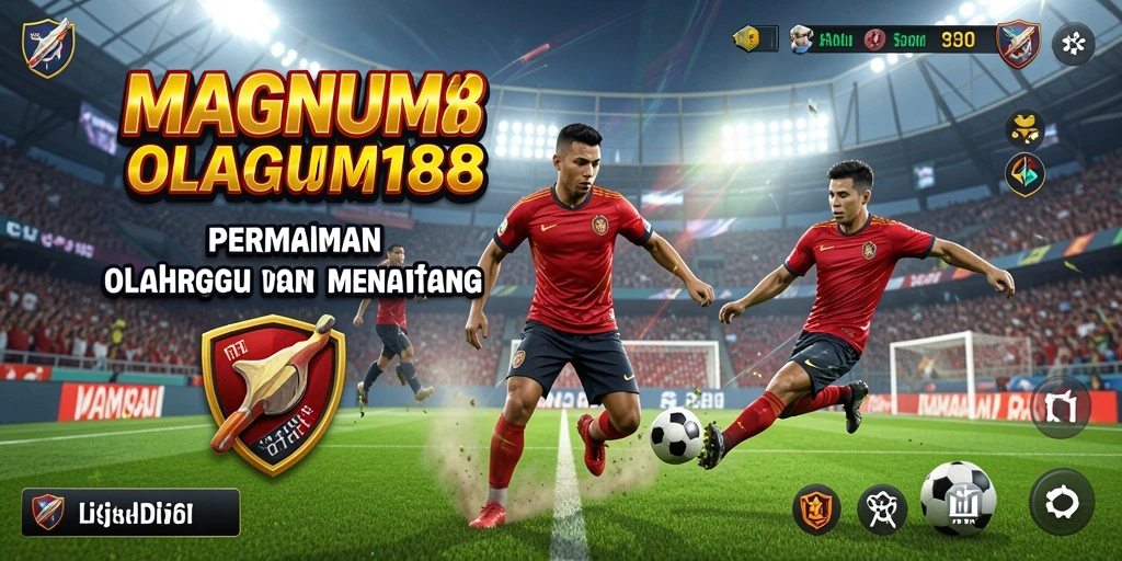 Tampilan gameplay yang menegangkan dalam aplikasi olahraga MAGNUM188.