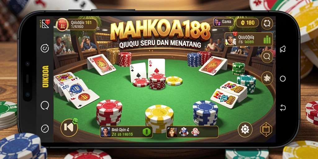 Tampilan gameplay seru dari MAHKOTA188 dalam QiuQiu.