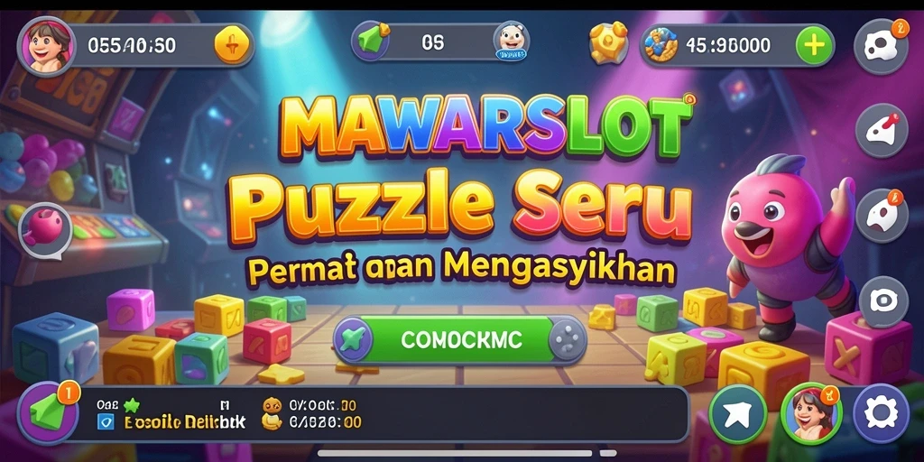 Tampilan gameplay seru MAWARSLOT dengan tantangan Puzzle menarik.