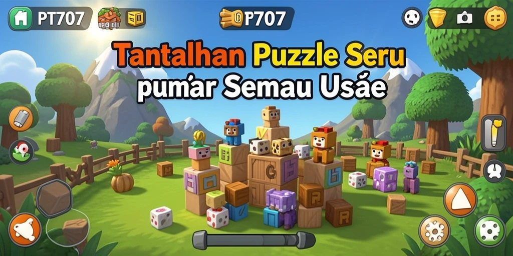 Tampilan gameplay PT707 yang menantang dan menarik.
