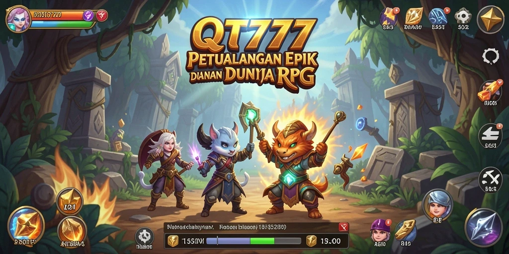 Tampilan gameplay QT777 yang memukau dan interaktif.