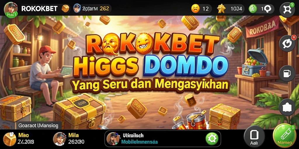 Tampilan menarik dari gameplay seru ROKOKBET.