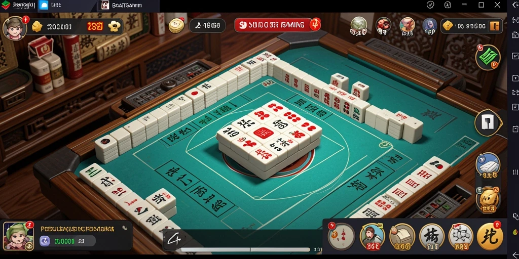 Tampilan gameplay SOBATGAMING yang menarik di dalam game Mahjong.