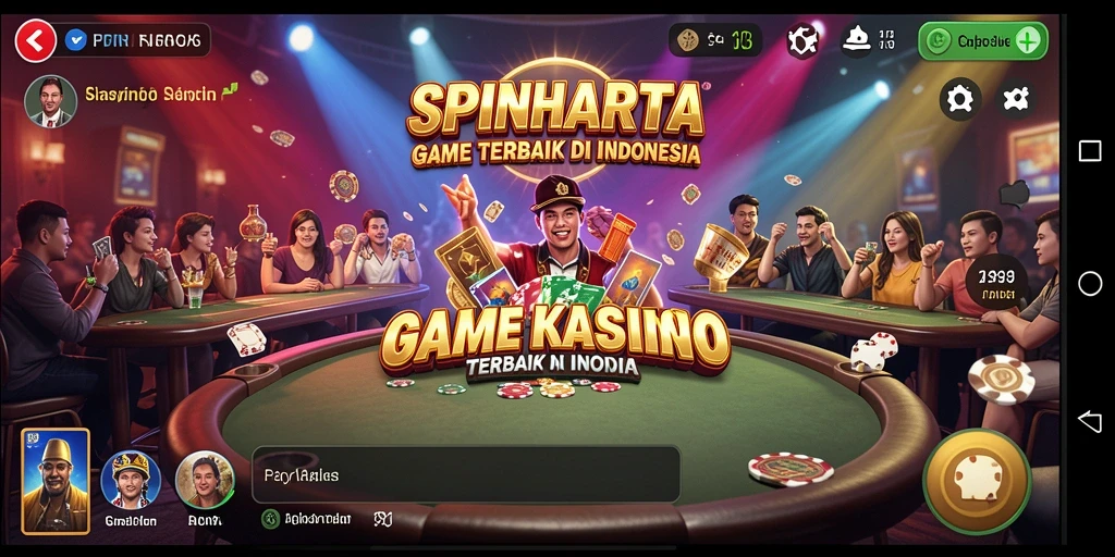 Tampilan gameplay menarik dari SPINHARTA yang penuh aksi Kasino.