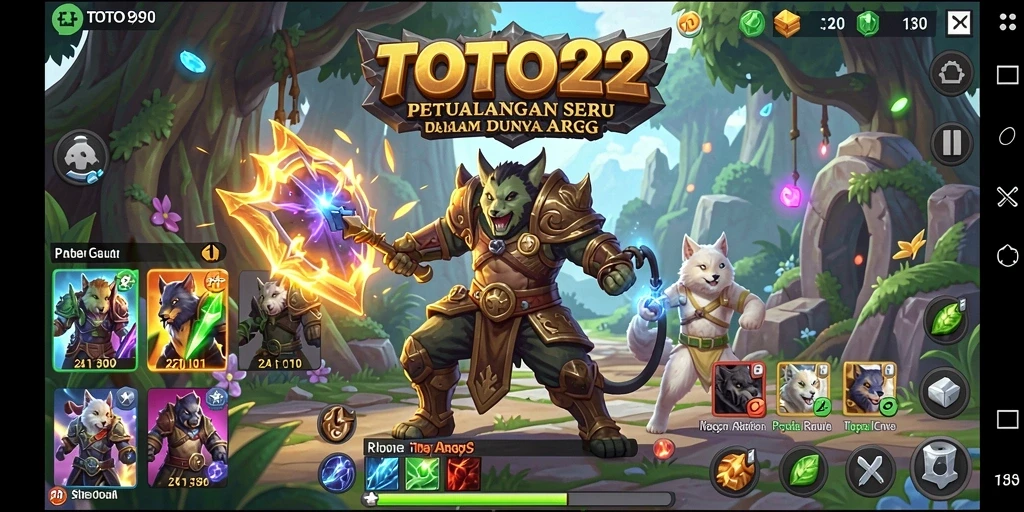Gameplay TOTO22 menampilkan pertarungan seru di dunia ARPG.