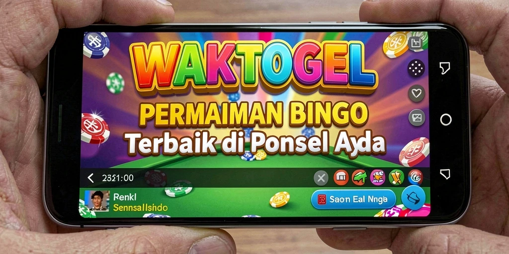 Tangkapan layar gameplay WAKTOGEL yang menunjukkan keseruan permainan Bingo.